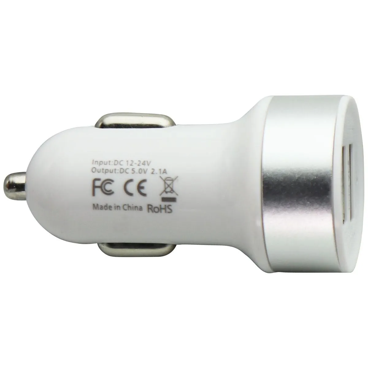 Zupa Dual USB Car Charger (3.1A) - White